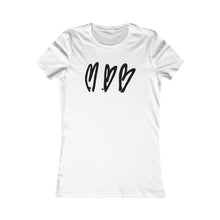 Load image into Gallery viewer, Three Crooked Hearts Women's Cut Short Sleeve T-Shirt