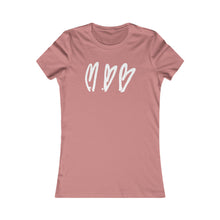 Load image into Gallery viewer, Three Crooked Hearts Women's Cut Short Sleeve T-Shirt
