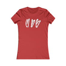 Load image into Gallery viewer, Three Crooked Hearts Women's Cut Short Sleeve T-Shirt
