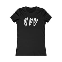 Load image into Gallery viewer, Three Crooked Hearts Women's Cut Short Sleeve T-Shirt