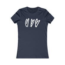 Load image into Gallery viewer, Three Crooked Hearts Women's Cut Short Sleeve T-Shirt