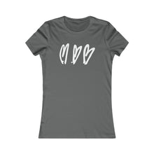 Load image into Gallery viewer, Three Crooked Hearts Women's Cut Short Sleeve T-Shirt