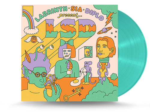 LSD Feat. Labrinth, Sia and Diplo - LSD (5th Anniversary Edition) Vinyl LP (198028045919)