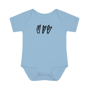 Three Crooked Hearts Infant Bodysuit | Pearl Jam Inspired