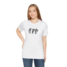 Load image into Gallery viewer, Three Crooked Hearts Short Sleeve T-Shirt