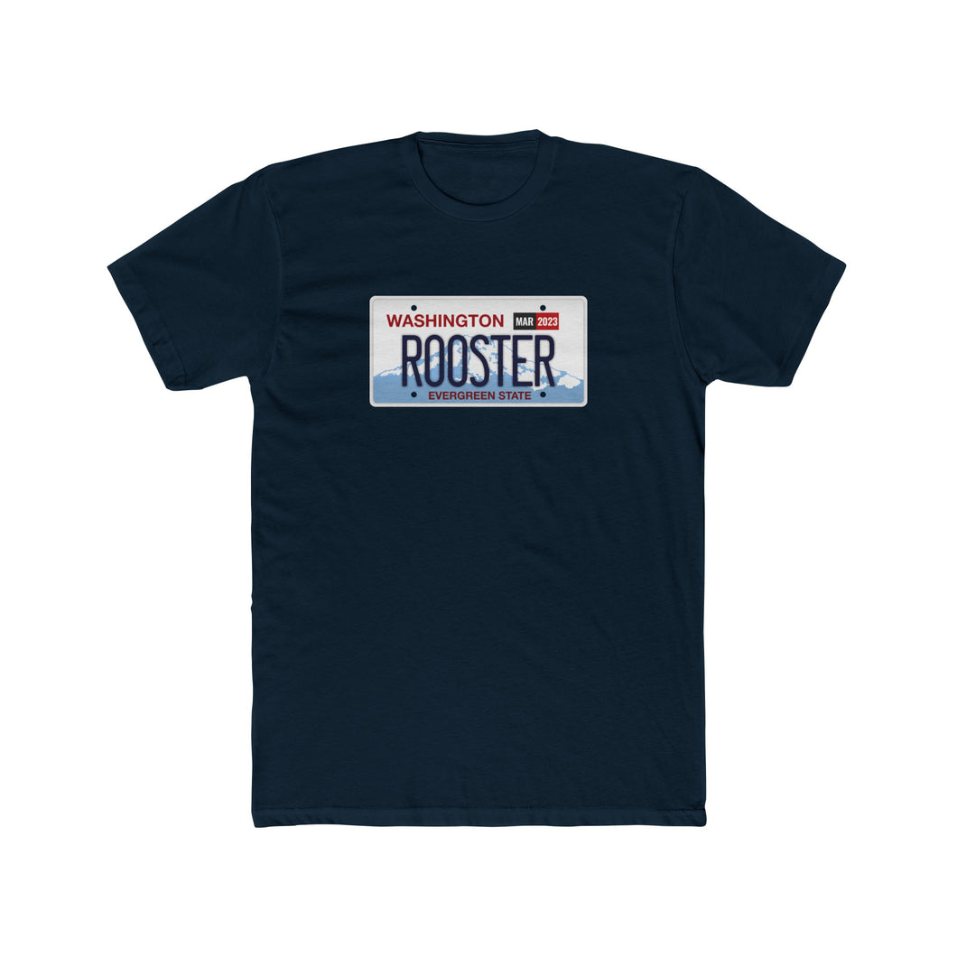 ROOSTER Washington State License Plate T-Shirt