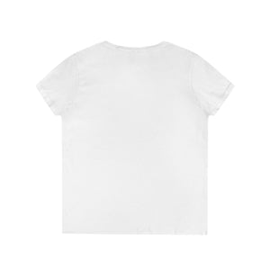 Three Crooked Hearts Ladies V-Neck Tee
