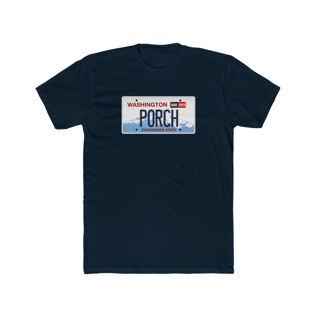 PORCH Washington State License Plate T-Shirt