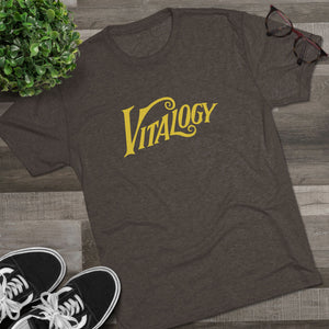 Vitalogy Unisex Tri-Blend Crew T-Shirt