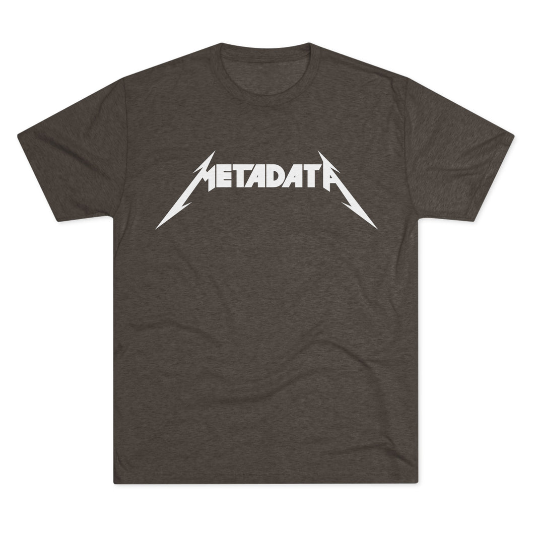 Metadata Unisex Tri-Blend Crew Tee