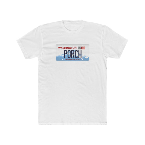 PORCH Washington State License Plate T-Shirt