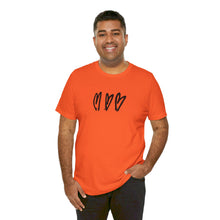 Load image into Gallery viewer, Three Crooked Hearts Short Sleeve T-Shirt