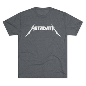 Metadata Unisex Tri-Blend Crew Tee