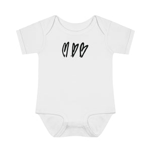 Three Crooked Hearts Infant Bodysuit | Pearl Jam Inspired