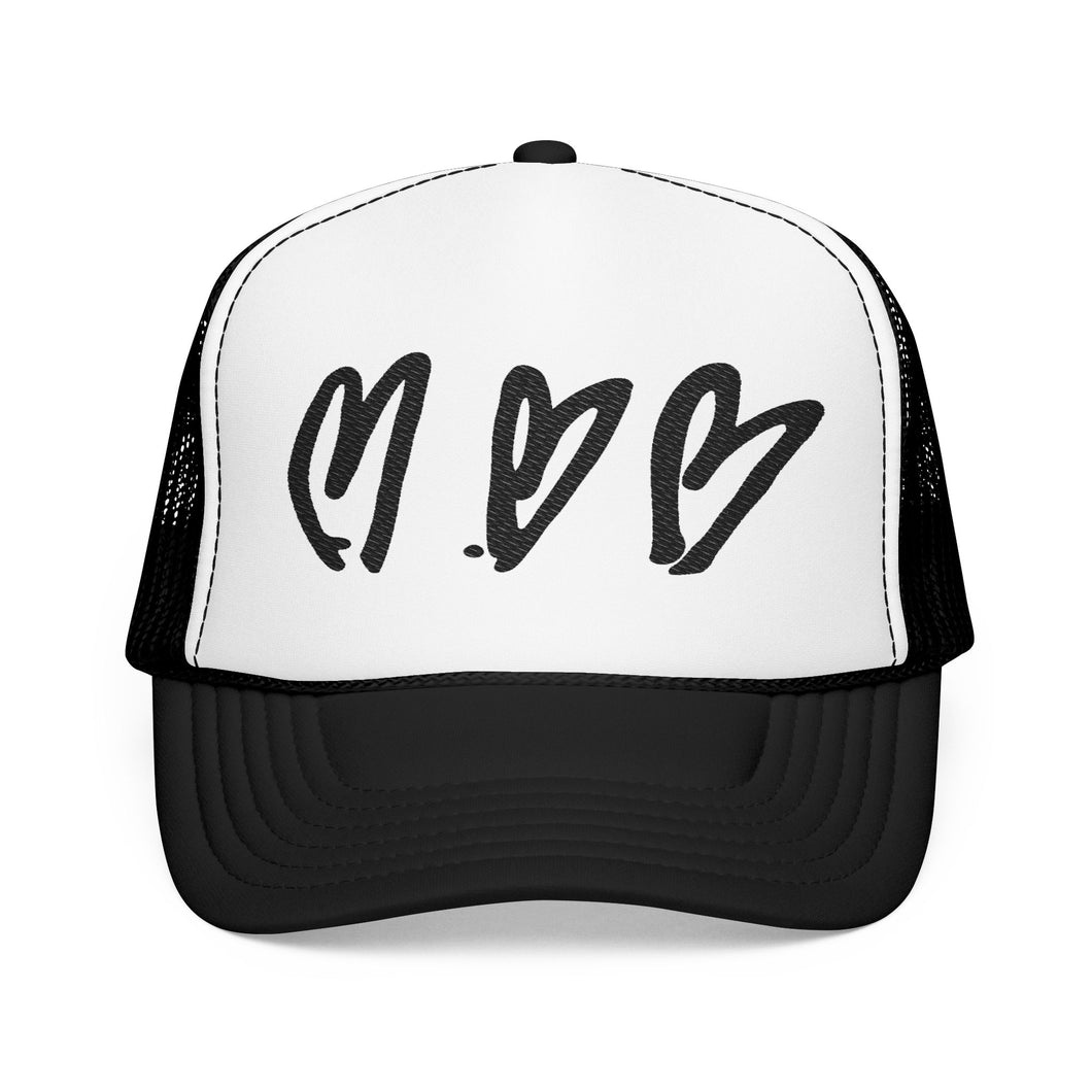 Three Crooked Hearts Foam Trucker Hat