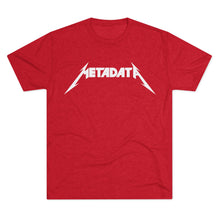 Load image into Gallery viewer, Metadata Unisex Tri-Blend Crew Tee