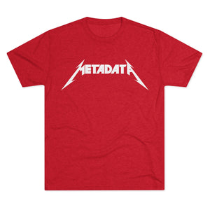 Metadata Unisex Tri-Blend Crew Tee