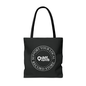 Support Your Local Record Store Tote Bag | VinylMapper.com
