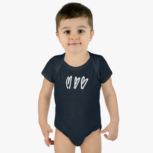 Three Crooked Hearts Infant Bodysuit | Pearl Jam Inspired