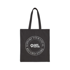 VinylMapper.com Support Your Local Record Store Canvas Tote Bag