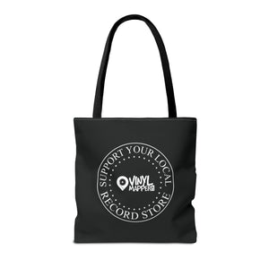 Support Your Local Record Store Tote Bag | VinylMapper.com