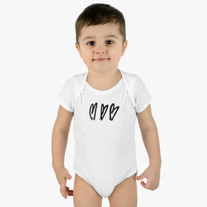 Three Crooked Hearts Infant Bodysuit | Pearl Jam Inspired