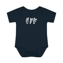 Load image into Gallery viewer, Three Crooked Hearts Infant Bodysuit | Pearl Jam Inspired