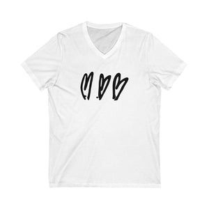 Three Crooked Hearts Women's V-Neck Tee