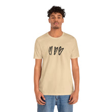 Load image into Gallery viewer, Three Crooked Hearts Short Sleeve T-Shirt