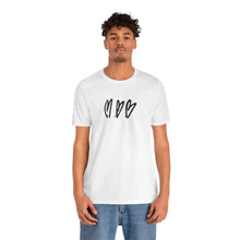 Load image into Gallery viewer, Three Crooked Hearts Short Sleeve T-Shirt