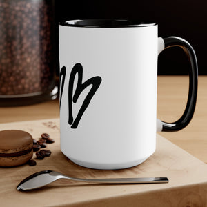 "Three Crooked Hearts" Coffee Mug (11oz or 15oz)