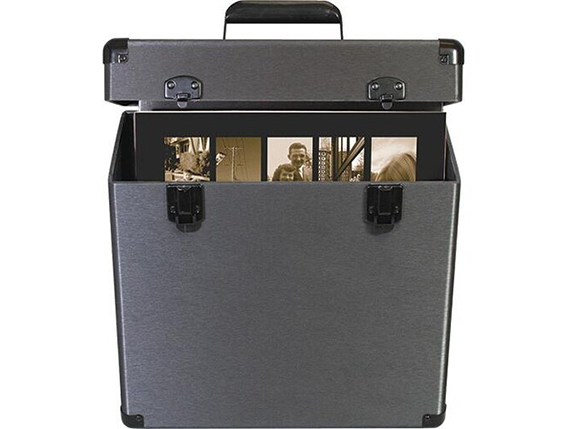 Vinyl Styl™ Groove 12-inch Vinyl Record Travel Carrying Case (Graphite)