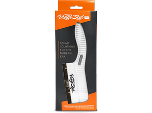 Vinyl Styl™ Premium Conductive Anti-Static Record Cleaning Brush (White)