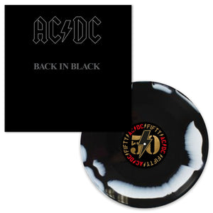 AC/DC - Back In Black: 50th Anniversary (Limited Edition, Black & White Marble Colored Vinyl) Vinyl