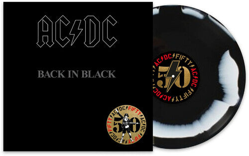 AC/DC - Back In Black: 50th Anniversary (Limited Edition, Black & White Marble Colored Vinyl) Vinyl