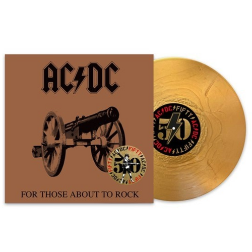 AC/DC - For Those About To Rock (50th Anniversary Edition, Gold Color Vinyl) [Import] Vinyl