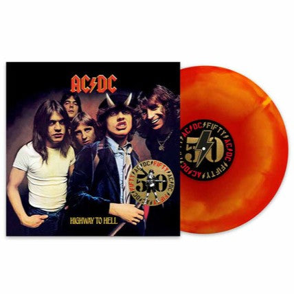 AC/DC - Highway To Hell: 50th Anniversary (Limited Edition, Hellfire Marble Colored Vinyl) Vinyl