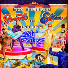 Load image into Gallery viewer, Elton John &amp; Brandi Carlile - Who Believes In Angels? (Red, Yellow &amp; Blue Colored Vinyl, Lyric Book) Vinyl