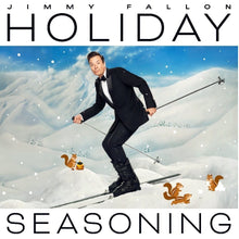 Load image into Gallery viewer, Jimmy Fallon Holiday Seasoning (Red &amp; White Peppermint Swirl Colored Vinyl) Vinyl