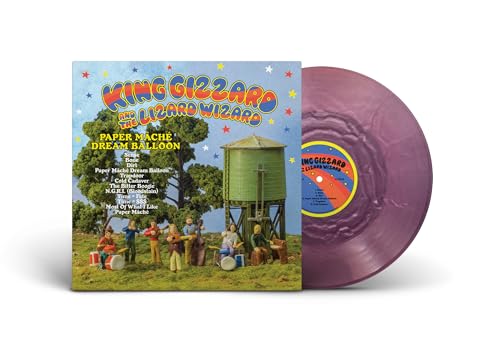 King Gizzard & The Lizard Wizard Paper Mâché Dream Balloon (Limited Edition, Pink Seaglass Colored Vinyl) Vinyl