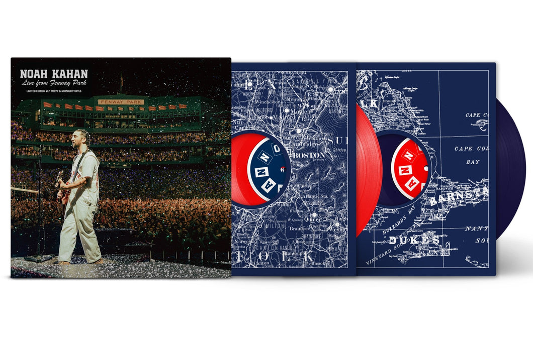 Noah Kahan - Live From Fenway Park [Explicit Content] (Indie Exclusive, Limited Edition, Blue & Red Colored Vinyl) (2 Lp's) Vinyl