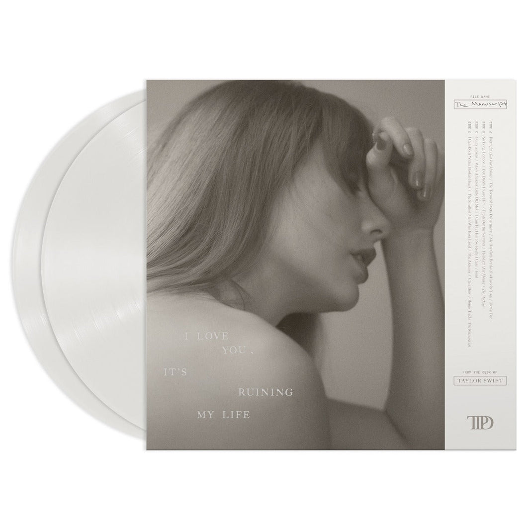 Taylor Swift - The Tortured Poets Department [Explicit Content] (Ghosted White Colored Vinyl, Bonus Track) (2 Lp's) Vinyl