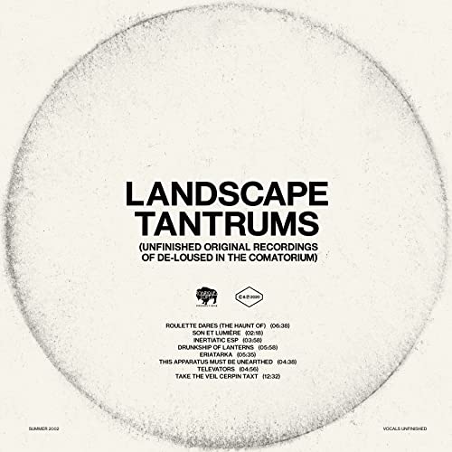 The Mars Volta - Landscape Tantrums - Unfinished Original Recordings Of De-Loused In The Comatorium (Black Vinyl) Vinyl
