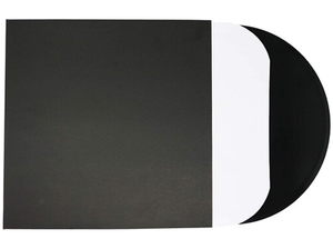 Big Fudge Black 12-Inch Vinyl LP Blank Record Jackets (20 ct.)