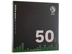 Audio Anatomy - 50X 7" PP Crystal Clear Outer Sleeves 90 MICRON (I99AC056AA)
