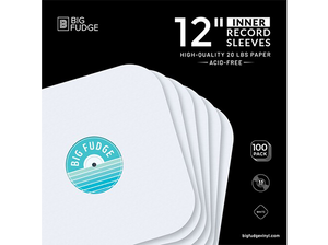 Big Fudge 12-Inch Round Corner Inner Record Sleeves (100 ct.)