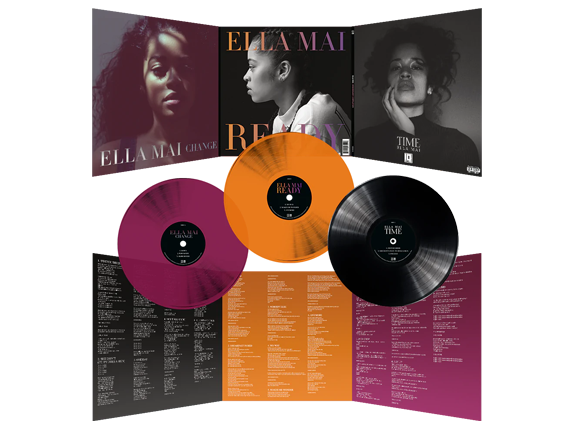 Ella Mai Time Change Ready - Anniversay Vinyl [Black LP/Violet LP/Orange LP] Vinyl