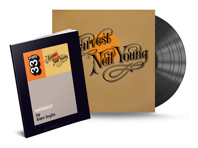 Neil Young - Harvest Book + Vinyl Gift Bundle