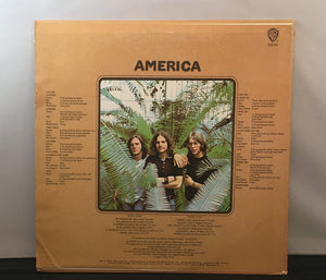 America America Vinyl Back Cover