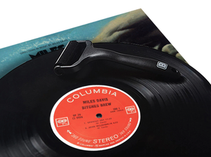 Big Fudge Record Pal Silicone Vinyl Roller Cleaning Brush on Vinyl LP